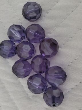 Purple Jewelry Making Baubles